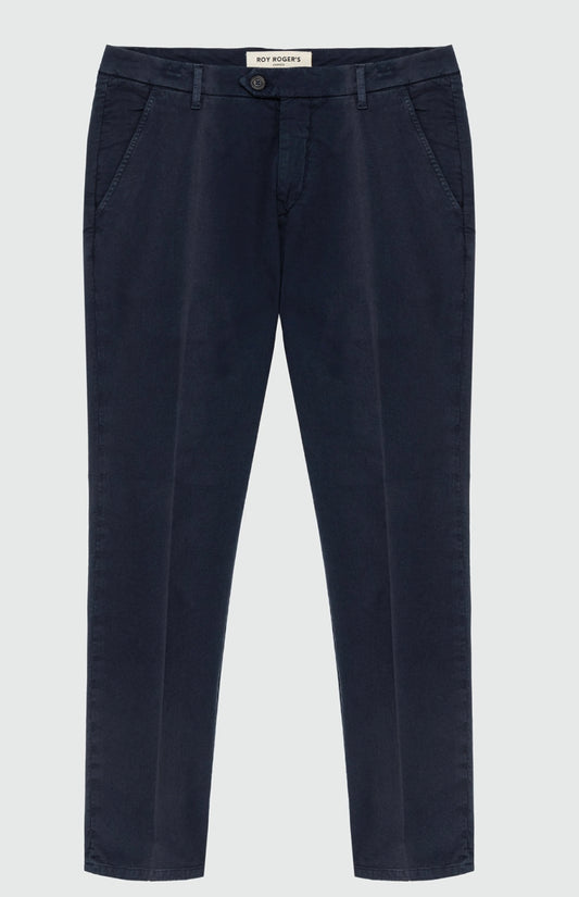 ROY ROGERS Pantalone Gabardina Elast Blue Navy