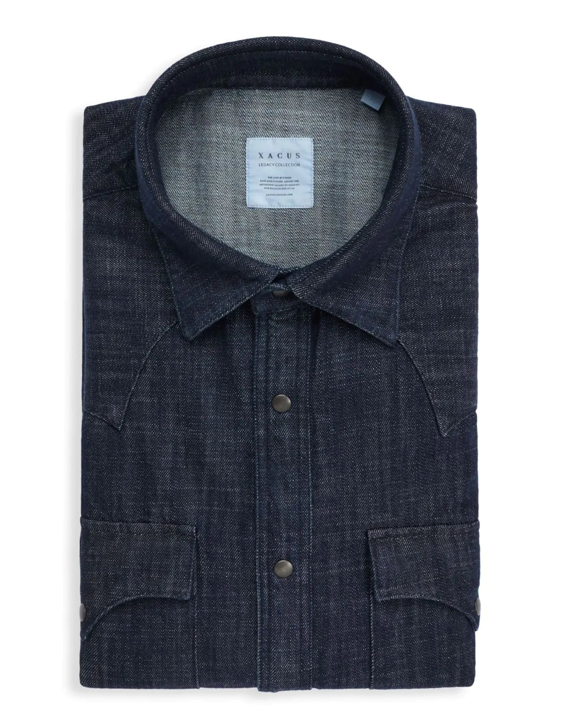 Camicia Xacus in Denim Scuro